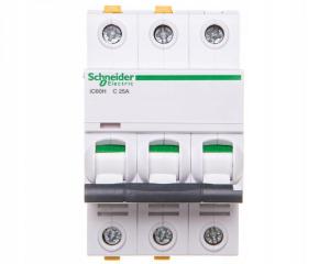 SCHNEIDER ELECTRIC Wyłącznik nadprądowy iC60H-C25-3 C 25A 3-biegunowy