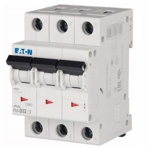 EATON Wyłącznik nadprądowy 6kA PL6-D32/3