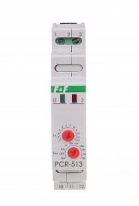 Przekaźnik czasowy PCR-513 UNI jednofunkcyjny- rewersyjny (opóźn. załączani