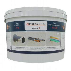 Pasta ogniochronna Piro Coat I, opakowanie handlowe 3kg PIROSYSTEM_ONNLINE