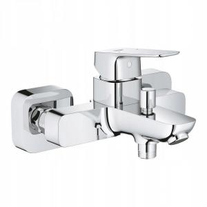 Bateria wannowa jednouchwytowa naścienna GROHE GROHE Cubeo matte black