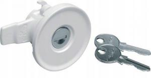 HAGER Zamek cylindryczny nr 1242E, Uuniwersalny do szaf IP44