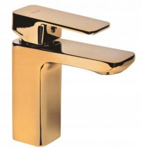 Bateria umywalkowa Valvex Loft Gold stojąca ze spustem click-clack