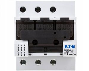 EATON Rozłącznik bezpiecznikowy listwowy 3-biegunowy D02-LTS/63-3