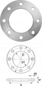KAN-therm Kołnierz stalowy PN16 - 63 DN50