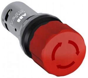 ABB CE3T-10R-11 Przycisk bezpieczeństwa 1NO1NC czerwony