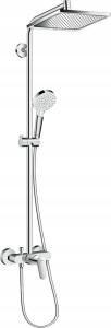 Komplet prysznicowy Hansgrohe Crometta E 240 1jet z baterią jednouchwytową