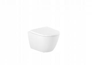 Miska wc podwieszana ONA COMPACTO Rimless + deska wolnoopadająca duroplast