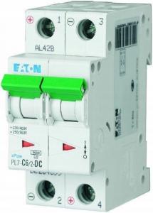 EATON Wyłącznik nadprądowy 10kA DC PL7-C6/2-DC