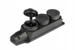 ONNLINE Listwa gumowa 3x230V IP44 ONNLINE