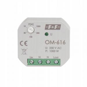 F&F Ogranicznik poboru mocy, montaż podtynkowy OM-616