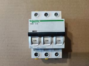 SCHNEIDER ELECTRIC Wyłącznik nadprądowy iC60H-C4-3 C 4A 3-biegunowy