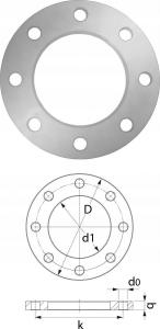 Kołnierz stalowy PN16 - 50 DN40