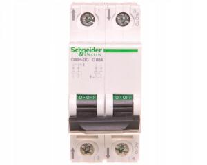 SCHNEIDER ELECTRIC Wyłącznik nadprądowy C60H-DC-C63-2 C 63A 2-biegunowy