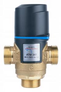 Zawór mieszający termostatyczny ATM 341 DN 15 3/4 GZ 10 bar Kvs 1.6 20-43°C