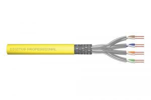 Kabel instalacyjny DIGITUS kat.7A, S/FTP, Dca, AWG 22/1, LSOH, 500m, żółty,