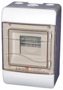 Rozdzielnica natynkowa 1x16+5x10mm2, 5 modułów, zaciski PE+N z drzwiczkami