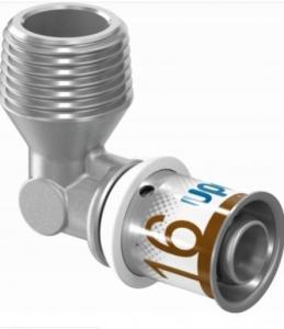UPONOR Uponor S-Press PLUS kolano z gwintem zewn. 20-R3/4MT