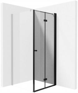 Drzwi prysznicowe systemu Kerria Plus 70 cm - składane Kerria Plus, nero