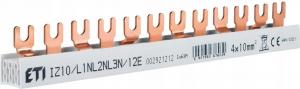 ETI Izolowana szyna zbiorcza IZ10/L1NL2NL3N/12E
