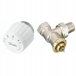 DANFOSS Zawór grzejnikowy kątowy DANFOSS FJVR 7x12x17 mm 10 bar 10-50°C