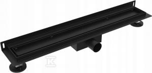 PURUS Odpływ przyścienny WALL 80 Black 2w1