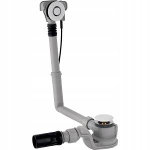 Zestaw odpływowo-przelewowy PushControl do wanien standard chrom błyszczący