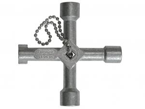 HAUPA Klucz do szafy sterowniczej metalowy
