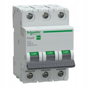 Wyłącznik nadprądowy Easy9 Pro EZ9F-C13-3 C 13A 3-biegunowy