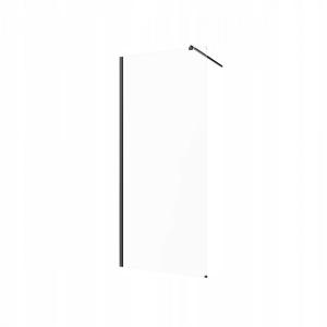 INVENA KABINA WALK-IN II 120X200CM TRANSP 8MM SHINY-GLASS CZARNY