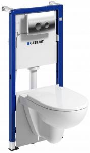 GEBERIT Zestaw stelażowy Duofix Basic Delta25 Selnova Compact