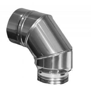 Adapter kominowy redukcyjny ONNLINE, koncentryczny DN 60/100 x 80/125 do ko