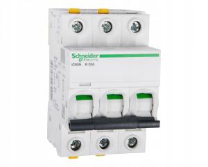 SCHNEIDER ELECTRIC Wyłącznik nadprądowy iC60N-B25-3 B 25A 3-biegunowy