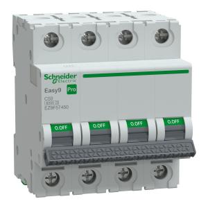 Wyłącznik nadprądowy Easy9 Pro EZ9F-C50-4 C 50A 4-biegunowy