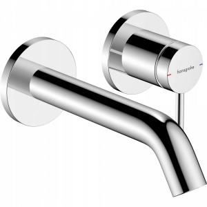 Bateria umywalkowa podtynkowa Hansgrohe Tecturis S srebrny