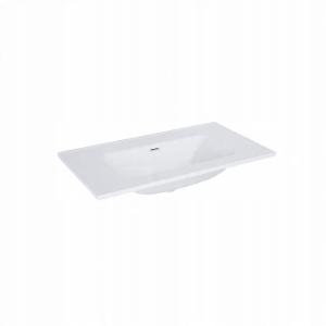 Umywalka meblowa SKAPPA 80x46cm, b/otw., z/przel. Biały ELITA