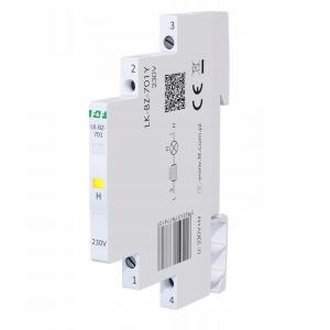 Lampka kontrolna zasilania z zabezpieczeniem LK-BZ-701Y 1/3S 230V 1xLED ŻÓŁ