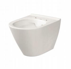 Zestaw 743 Miska zawieszana bezkołnierzowa City Oval New CleanOn z ukrytym