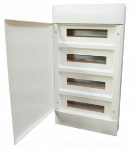 Rozdzielnica natynkowa PRACTIBOX S 4x18 z drzwiami białymi (72 modułowa)