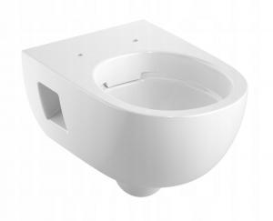 Miska wisząca WC Selnova, lejowa, B36 cm, H33 cm, T53 cm, częściowo ukryte