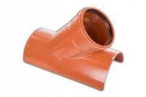 Siodło / przyłącze siodłowe PVC 250x160 / 45 do kanalizacji zewnętrznej, do