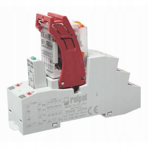 Przekaźnik interfejsowy PUSH-IN 4P 24V DC AgNi PIR4-024DC-M41G-PS-2014