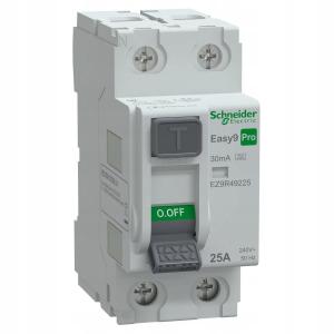 Wyłącznik różnicowoprądowy Easy9 Pro EZ9D-25-2-30-A 25A 2-biegunowy 30mA ty