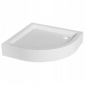 INVENA BRODZIK PÓŁOKRĄGŁY 90X90 16 CM BEZ SYFONU POLSKI