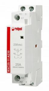 RELPOL Stycznik instalacyjny 1NO + 1NC, 25A, 230 VAC RXC25-11-A230