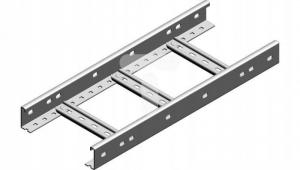 BAKS Drabinka DKP400H50/3 N, grubość blachy 1,5mm
