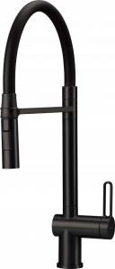 Bateria zlewozmywakowa Magnetic, nero, z elastyczną wylewką z słuchawką 2-f