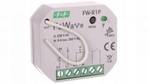 F&F Radiowy pojedynczy przekaźnik bistabilny - montaż PDT 85÷265V AC/DC