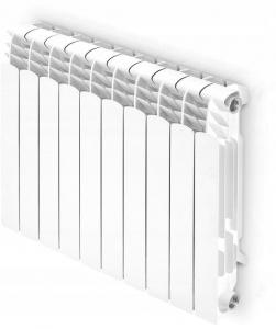Grzejnik aluminiowy PROTEO 450 (FERROLI), rozstaw przyłączy:350mm, moc grze