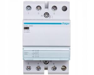 HAGER Stycznik 230VAC 3NO 40A AC-7a